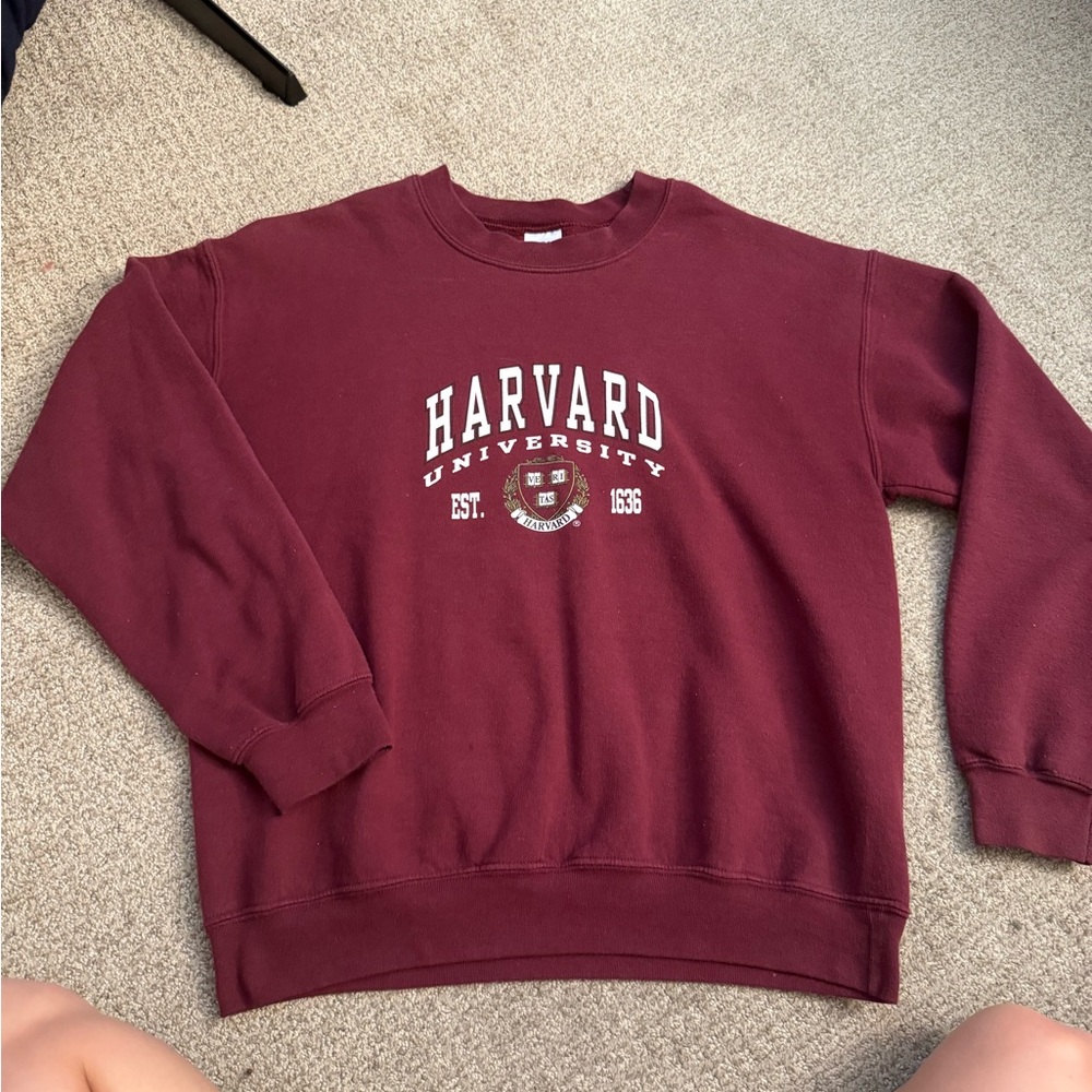 Harvard University Maroon Sweater